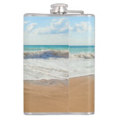 Anpassen des Foto-Flasengeschenkes mit Text Flachmann (Rückseite)