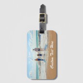 Anpassen des Foto-Gepäckanhängers mit Textname Gepäckanhänger (Vorderseite Vertikal)