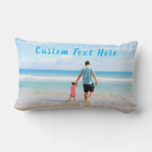 Anpassen des Foto-Kissens mit Text Lendenkissen (Rückseite)