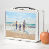 Anpassen des Foto-Metal-Lunch-Box mit Text Metall Brotdose (Beispiel)