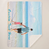 Anpassen des Foto-Sherpa-Deckels mit Text Sherpadecke (Vorderseite)