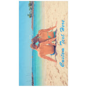 Anpassen des Foto-Tablets mit Text Tischdecke (Vorderseite)