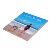 Anpassen des Foto-Tile-Geschenkes mit Personalisie Fliese (Seite)