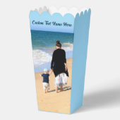 Anpassen des Foto- und Text-Popcornfelds Geschenkschachtel (Rückseite)