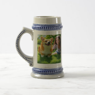 Anpassen des Fotos für Begleiter hinzufügen Bierglas