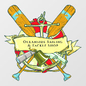 Anpassen des generischen Anchor Oars-Themas Fensteraufkleber (Blatt)