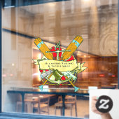Anpassen des generischen Anchor Oars-Themas Fensteraufkleber (Café-Fenster)