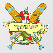 Anpassen des generischen Anchor Oars-Themas Fensteraufkleber (Blatt)