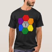 Anpassen des geometrischen Rhombus dieses FOTOS T-Shirt (Vorderseite)