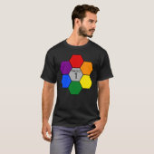 Anpassen des geometrischen Rhombus dieses FOTOS T-Shirt (Vorne ganz)