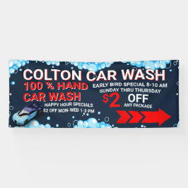 Anpassen des Geschäftsverkehrs mit großen Autos Banner