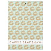 Anpassen des Glitzer Lips-Musters Klemmbrett (Rückseite)