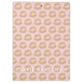 Anpassen des Glitzer Lips-Musters Klemmbrett (Rückseite)