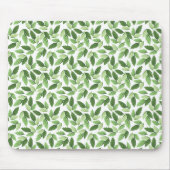 Anpassen des grünen Leaf-Musters Mousepad (Vorne)