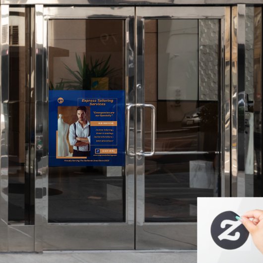 Anpassen des Händlergeschäfts Fensteraufkleber (Büro Tür)