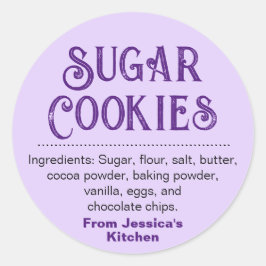 Anpassen des hausgemachten Etiketts HM001_27rdv2 Runder Aufkleber