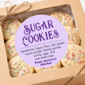 Anpassen des hausgemachten Etiketts HM001_27rdv2 Runder Aufkleber