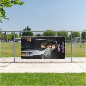 Anpassen des Hipster Man Vaping Vape Shop Business Banner (Insitu)