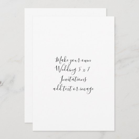 Anpassen des Hochzeitsskripts für Text hinzufügen Einladung (Vorne/Hinten)