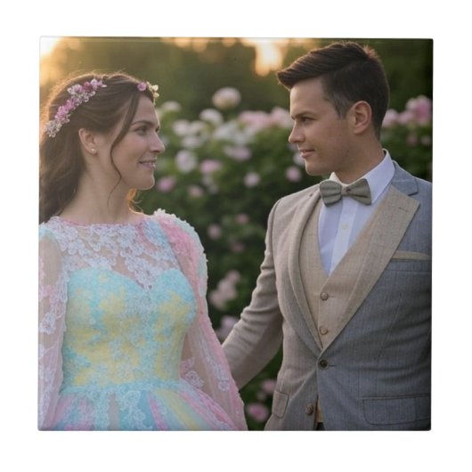 Anpassen des Hochzeitsstichtels hinzufügen Fliese (Vorderseite)