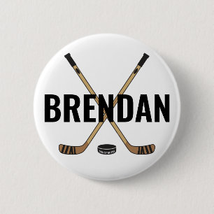 Anpassen des Hockey-Namensschilds Button
