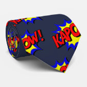 Anpassen des Kapow-Party für Cooles Comic Krawatte (Gerollt)
