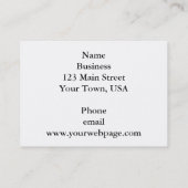 Anpassen des Labels Visitenkarte (Rückseite)