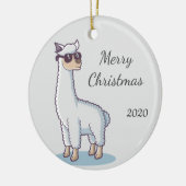 Anpassen des Llama-Zuchttieres Keramik Ornament (Links)