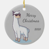 Anpassen des Llama-Zuchttieres Keramik Ornament (Hinten)