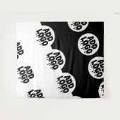 Anpassen des Logo-Bildes Wandteppich (Vorderseite (Horizontal))