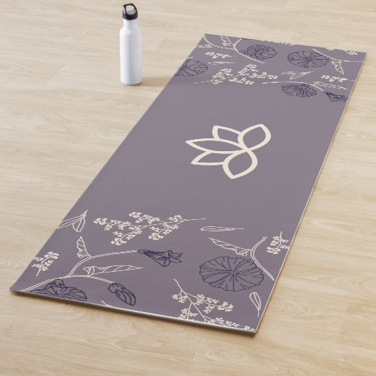 Anpassen des Logos Moderner Lotus Yogamatte (Beispiel)