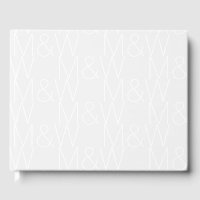 Anpassen des Monogramm-eggshell von w Paar's Initi
