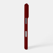 Anpassen des Monogrammmaroons Name iPhone Hülle (Rechte Seite)
