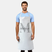 Anpassen des Monogrammnamens Hinzufügen der Farbe Schürze (Getragen)