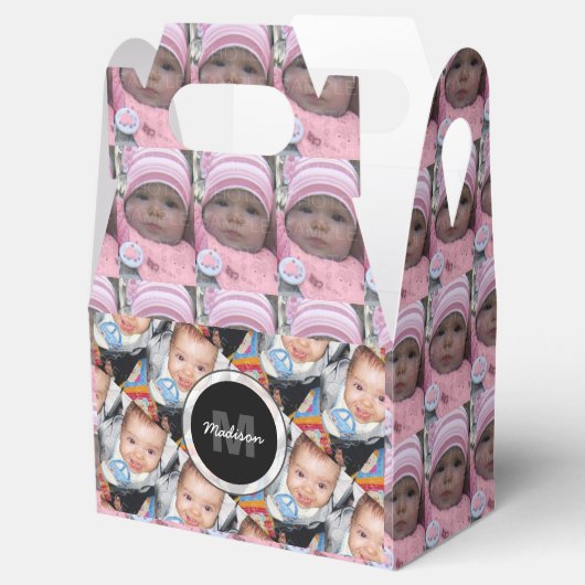 Anpassen des Monogramms für das benutzerdefinierte Geschenkschachtel (Geöffnet)