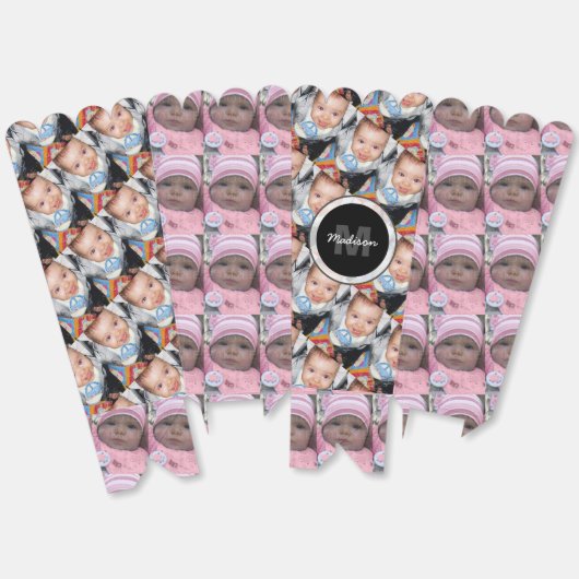 Anpassen des Monogramms für das benutzerdefinierte Geschenkschachtel (Ungeklappt)