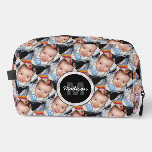 Anpassen des Monogramms für das benutzerdefinierte Waschbeutel (Vorderseite)