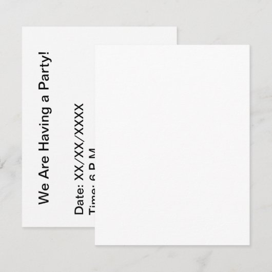 Anpassen des Name-Fotos oder eines Artworks Einladung (Vorne/Hinten)