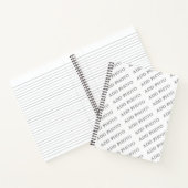 Anpassen des Name-Fotos oder eines Artworks Notizblock (Innenseite)