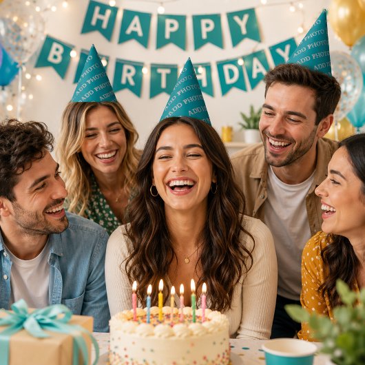 Anpassen des Name-Fotos oder eines Artworks Partyhütchen