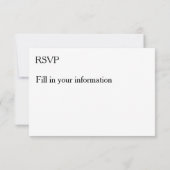 Anpassen des Name-Fotos oder eines Artworks RSVP Karte (Rückseite)