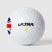 Anpassen des Namens für Britische Flagge Golfball (Logo)
