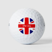 Anpassen des Namens für Britische Flagge Golfball (Vorderseite)