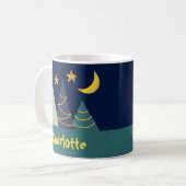 Anpassen des Namens Ihrer Geschenke Niedlicher Wei Kaffeetasse (Vorderseite Links)
