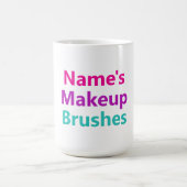 Anpassen des Namens Makeup Pinselhalter Kaffeetasse (Mittel)