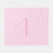 Anpassen des Namens oder des hellrosa Textes "Schn Fleecedecke (Vorderseite (Horizontal))