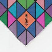 Anpassen des Namens Quilt-Musterfensters Fleecedecke (Ecke)