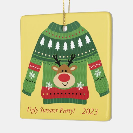 Anpassen des Party für das gedankliche Ugly Sweate Keramikornament (Links)