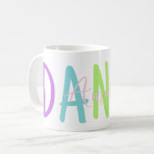 Anpassen des Rainbow-Farbtanzes Kaffeetasse (Vorderseite Links)
