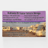 Anpassen des RV-Anhängerspeicherlots Banner (Horizontal)